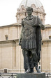 Statue of emperator Julius Caesar in Rome, Italy