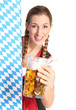 Frau im Dirndl