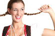 Frau im Dirndl
