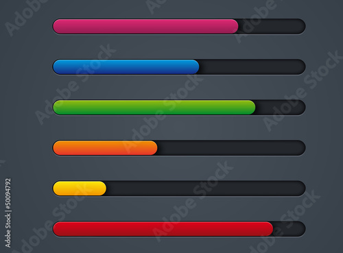 Vector: Loading/Progress bar Loading/Progress bar