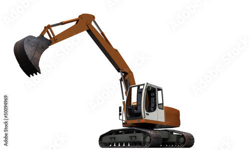 Illustration: excavator excavator
