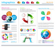 Infographic design template with cloud concept