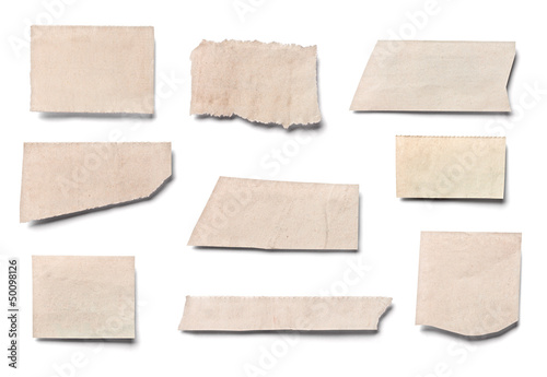 Photo: news paper page ripped message background news paper page ripped message background