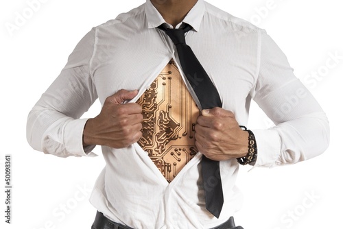 Photo: Cyber super hero Cyber super hero