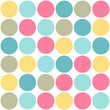 Seamless pattern with colorful circles
