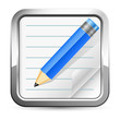 Vektor: Notizen App - notepad icon Notizen App - notepad icon