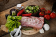 raw meat