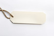 Beige tag with