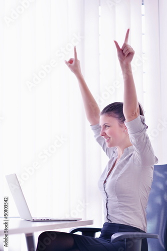 Photo: business woman at office business woman at office