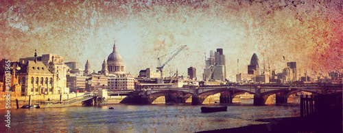 Photo: textured river thames textured river thames