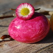pinkes Hühnerei