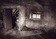 dingy room