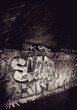 underground graffiti wall