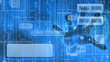 Hand - Matrix - touch screen - Platine