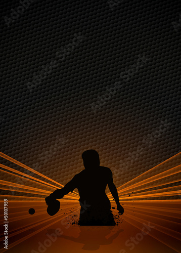 Illustration: Ping pong background Ping pong background