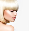 Beautiful Model with Short Blond hair