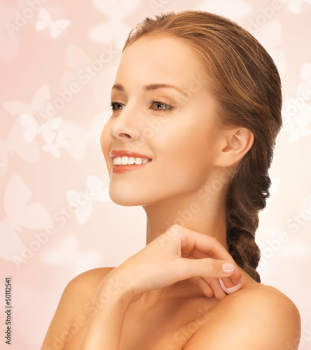 Photo: beautiful woman with butterflies beautiful woman with butterflies