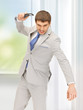 angry man with cell phone