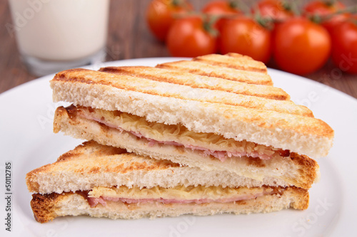 Photo: grilled sandwich toast grilled sandwich toast