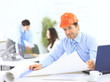 Portrait of an architect in the office