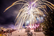 Feux d'artifice à Courchevel 