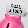 One Thousand dollars, usd Goal Showing Ambition