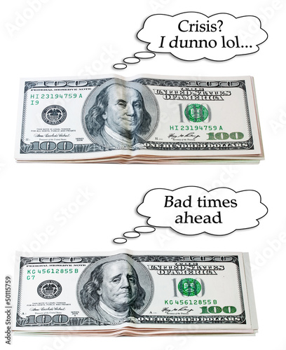 Photo: optimistic or pessimistic, 100 dollar set optimistic or pessimistic, 100 dollar set