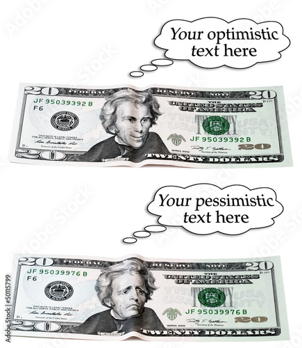 Photo: optimistic or pessimistic, 20 dollar set optimistic or pessimistic, 20 dollar set