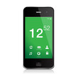 Mobile phone with icons, smartphone original design