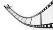 Blanko Filmrolle Weiß Schwarz 03