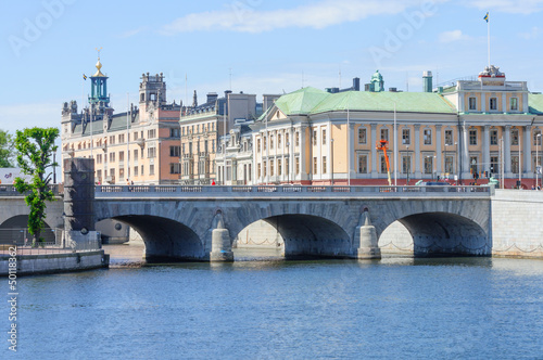 Photo: bridge in downtown Stockholm bridge in downtown Stockholm