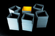 Concept: Thinking outside the box - be creative!