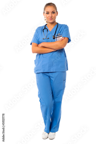 Photo: Confident female surgeon Confident female surgeon