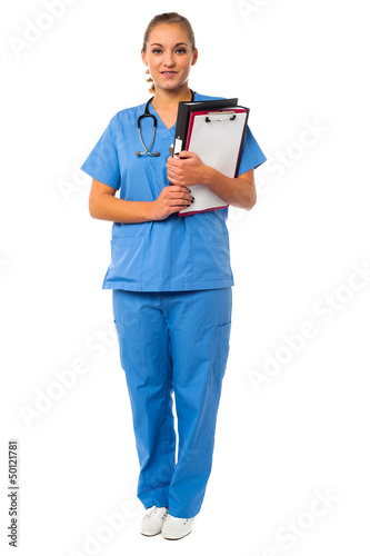Photo: Elegant medical professional in uniform Elegant medical professional in uniform