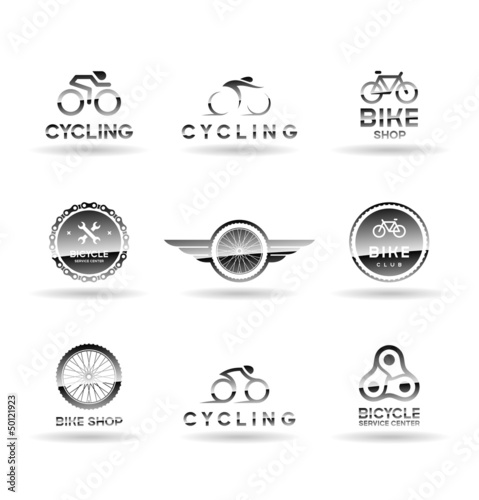 Vector: Bicycles and cycling. Icons set. Vol 1. Bicycles and cycling. Icons set. Vol 1.