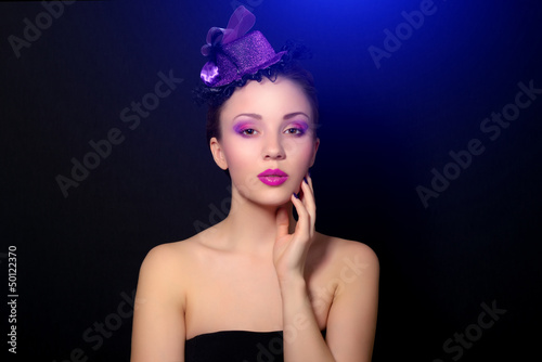 Photo: Girl with beautiful make-up Girl with beautiful make-up