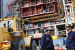 factory construction and site workers