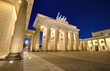 Berlin Brandenburger Tor Blaue Stunde