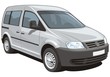 Vector minivan cargo and passenger