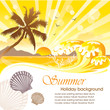 Summer holiday vector design
