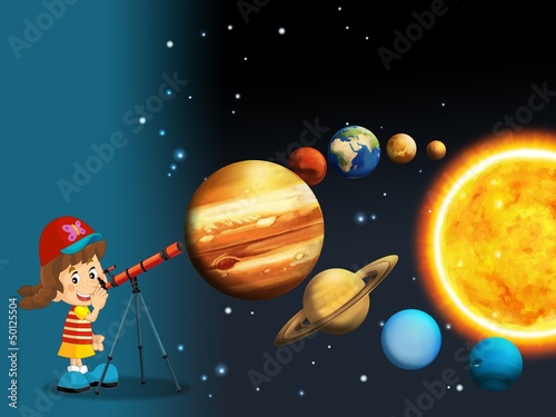Illustration: The solar system - milky way - astronomy for kids The solar system - milky way - astronomy for kids