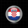 Metallbutton Flagge Kroatien