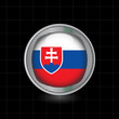 Metallbutton Flagge Slowakei