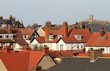 Scarborough Castle and houses