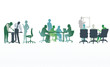 Büro Besprechungungen