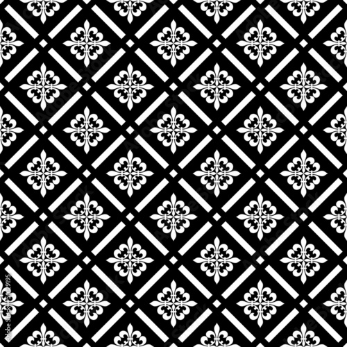 Vector: damask seamless pattern background damask seamless pattern background