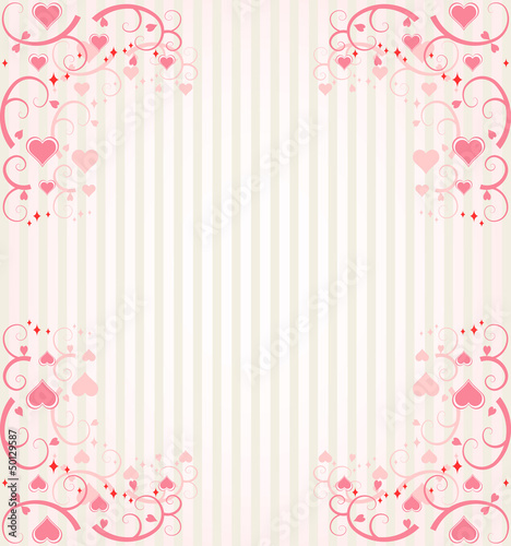 Vector: heart background heart background