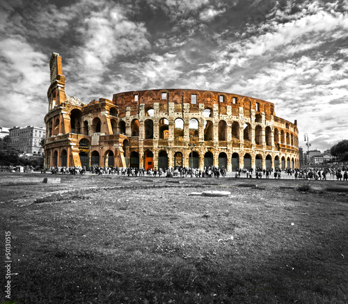  The Majestic Coliseum, Rome, Italy.