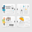 Vektor: Website template design menu navigation elements with icons set. Website template design menu navigation elements with icons set.