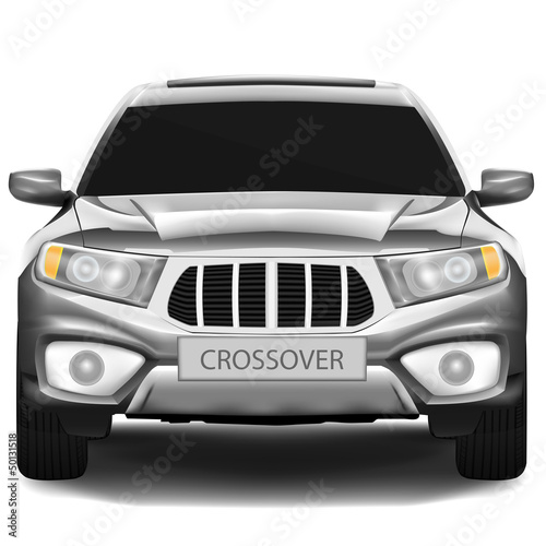 Vector: Crossover car Crossover car